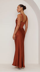 Sofia Maxi Dress - Rust