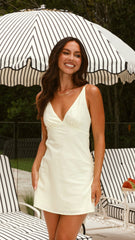 Halina Mini Dress - Yellow