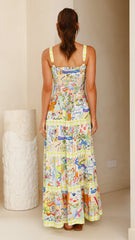 Tahn Maxi Dress - La Dolce Vita Print