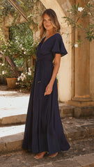 Charlize Maxi Dress - Navy