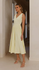 Jayde Knit Dress - Yellow