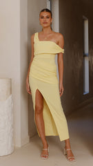 Gardenia Maxi Dress - Lemon