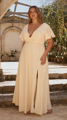 Charlize Maxi Dress - Yellow