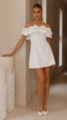 Bernadette Mini Dress - White