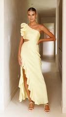 Zaida Maxi Dress - Yellow