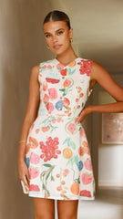 Davana Mini Dress - Fruit Punch Print