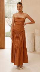 Lola Maxi Dress - Chocolate