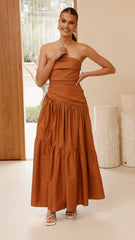 Lola Maxi Dress - Chocolate