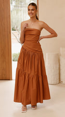 Lola Maxi Dress - Chocolate