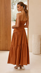 Lola Maxi Dress - Chocolate