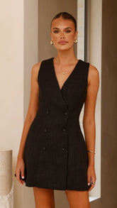 Becki Mini Dress - Black