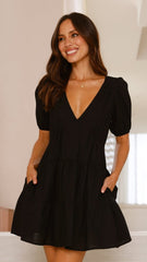 Billie Mini Dress - Black
