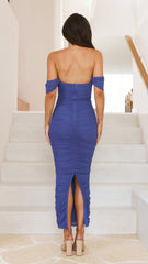 Kylie Maxi Dress - Cobalt Blue