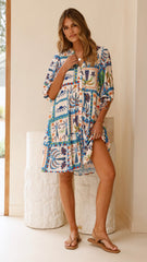Tabitha Mini Dress - Lorelei Print