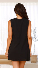 Sahara Mini Dress - Black