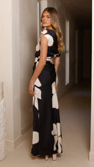 Milana Maxi Dress - Fiore Bianco