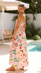Cruise Maxi Dress - Rio Pink