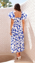 Bronty Maxi Dress - Blue