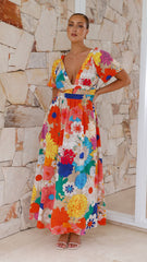 Baker Maxi Dress - Multi Floral