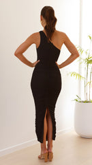 Natalia Midi Dress - Black