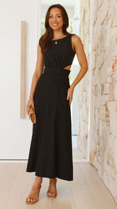 Kimberley Maxi Dress - Black