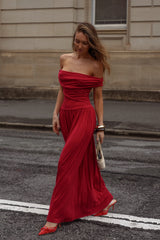 Manalla Maxi Dress - Cherry