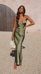 Valerie Maxi Dress - Olive