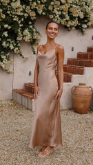 Willow Maxi Dress - Latte