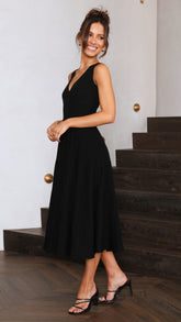 Jayde Knit Dress - Black