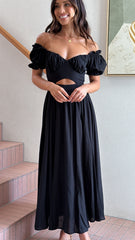 Hulu Maxi Dress - Black