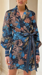 Savale Mini Dress - Black Chateau