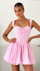 Avery Mini Dress - Pink