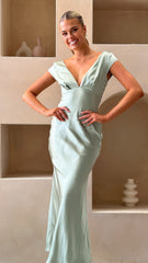 Amelia Maxi Dress - Sage