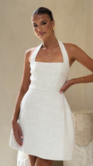 Kristen Mini Dress - Cream