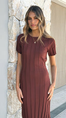 Mari Maxi Dress - Chocolate