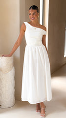 Immy Midi Dress - White