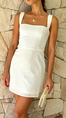 Nadalia Mini Dress - White