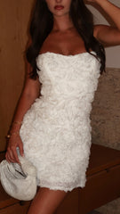 Julia Mini Dress - White