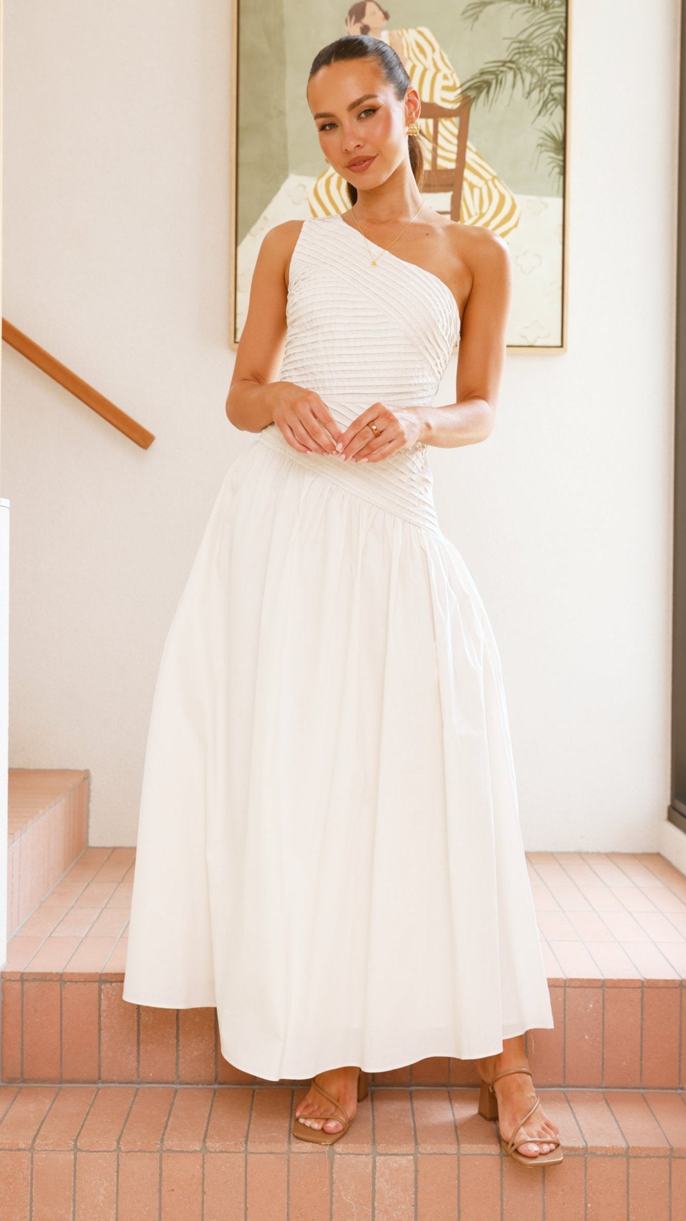 Utopia Maxi Dress - Off White