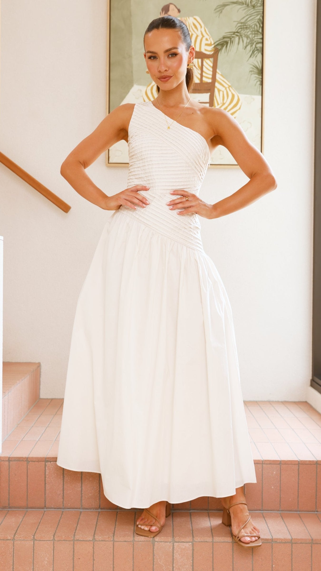 Utopia Maxi Dress - Off White