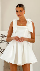Annette Mini Dress  - White
