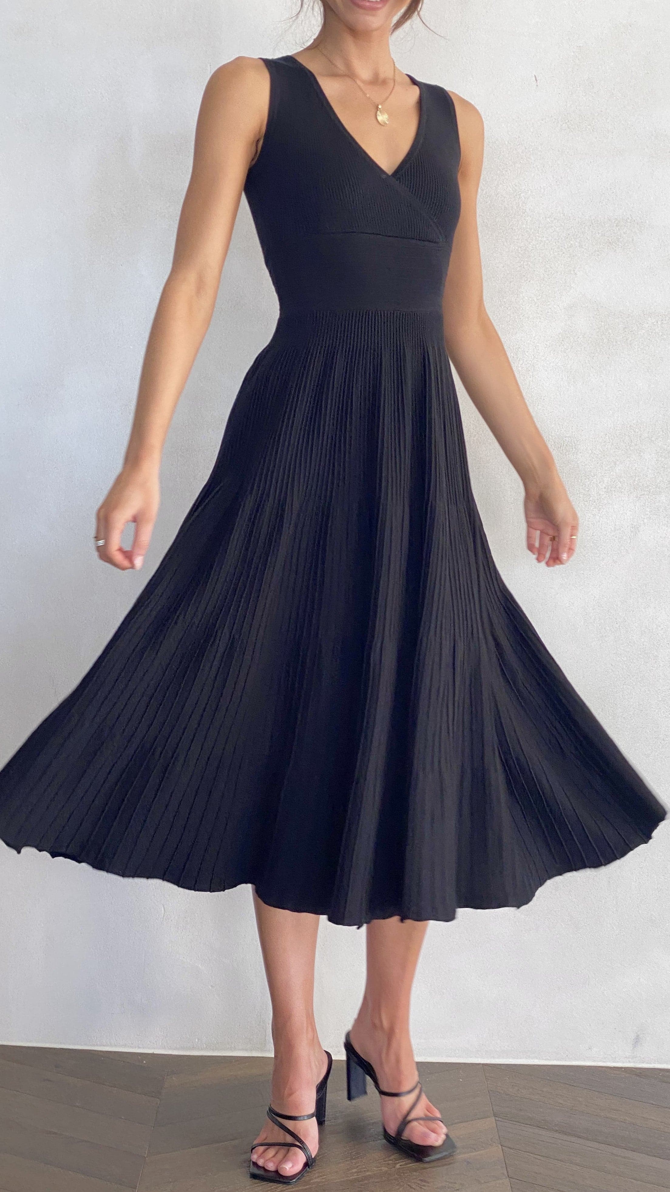 Jayde Knit Dress - Black